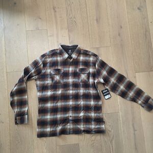 Plaid Button-Up Shirt Kuhl Sz XL